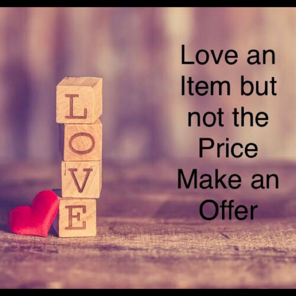 Don’t like the price.  Make an offer 💕